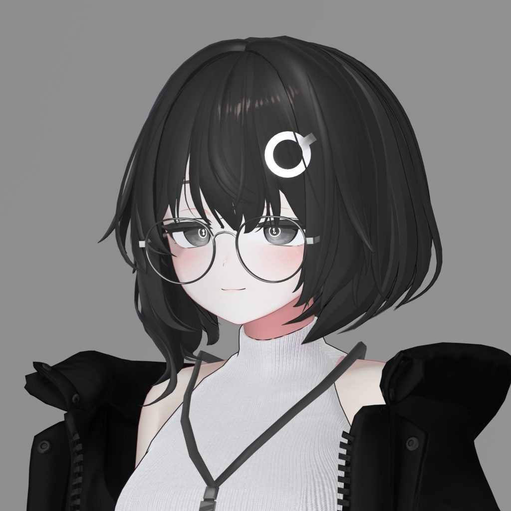 幾何柄のピン【VRChat対応】