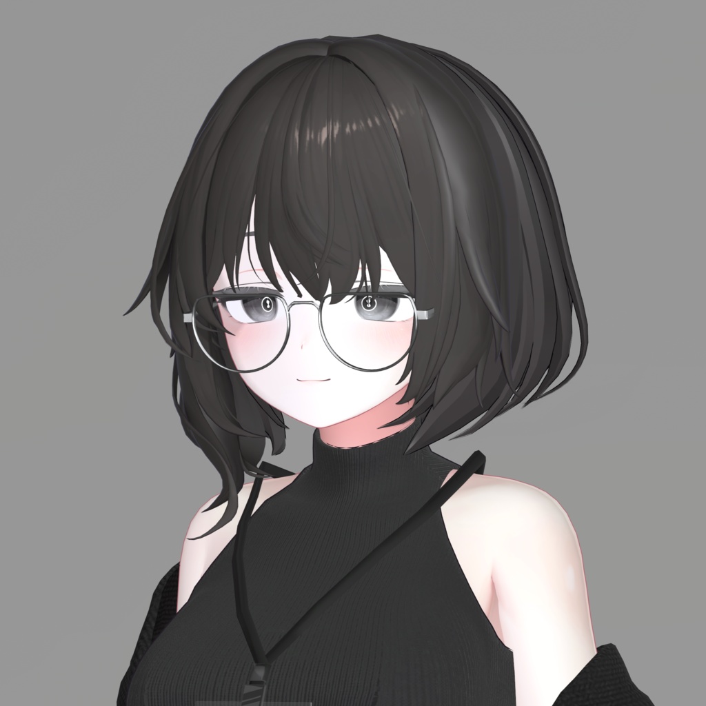 ぎんぶちハーフリム【VRChat対応】
