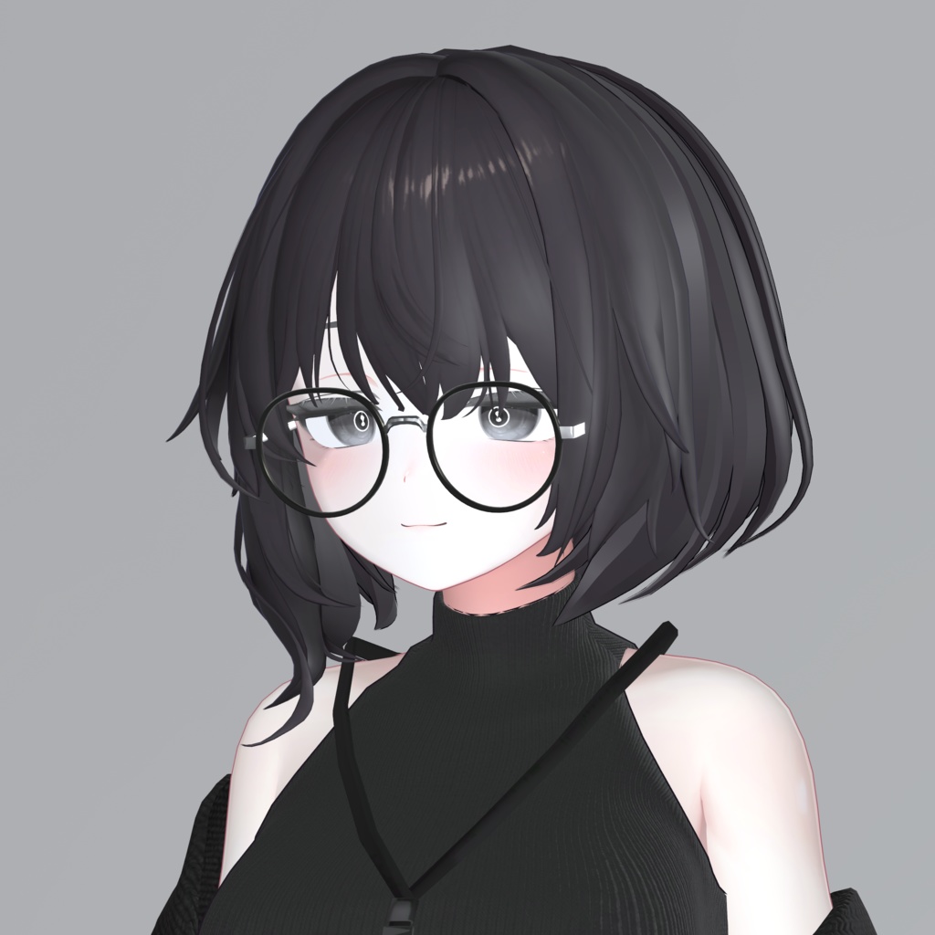 くろぶちボストン【VRChat対応】