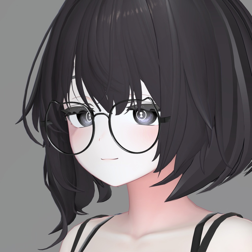 くろねこメガネ【VRChat対応】