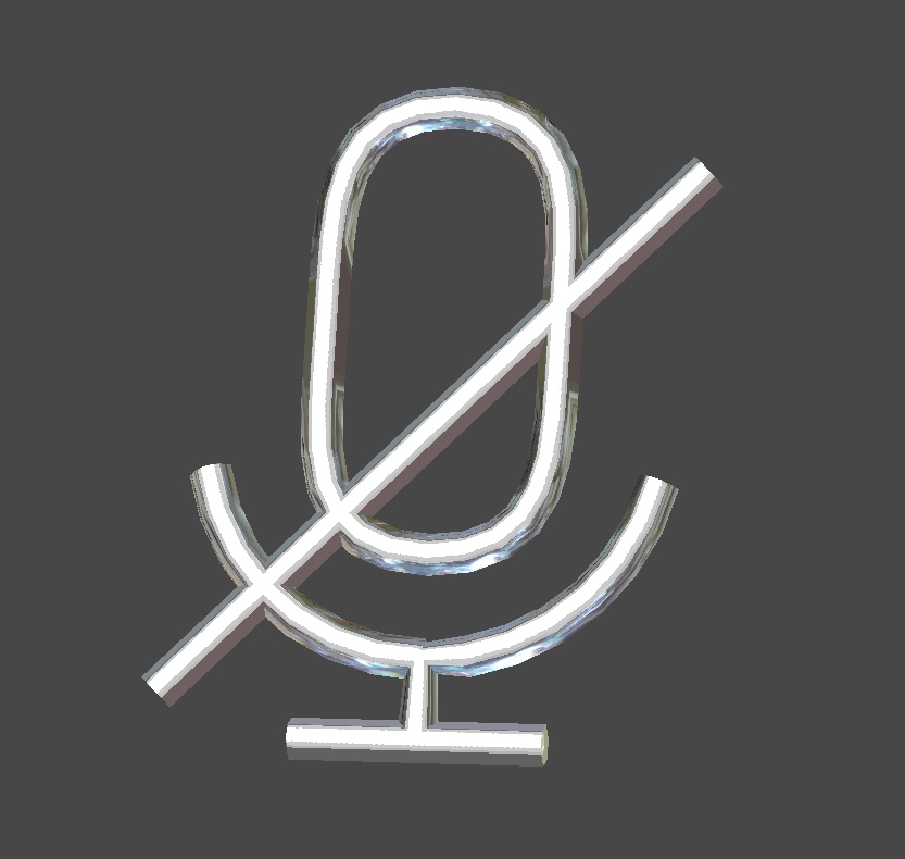 ミュートピン【VRChat対応】