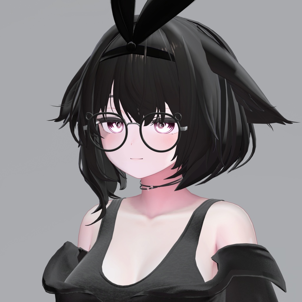 くまみみメガネ【VRChat対応】