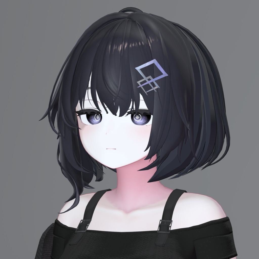 二つ菱のピン【VRChat対応】