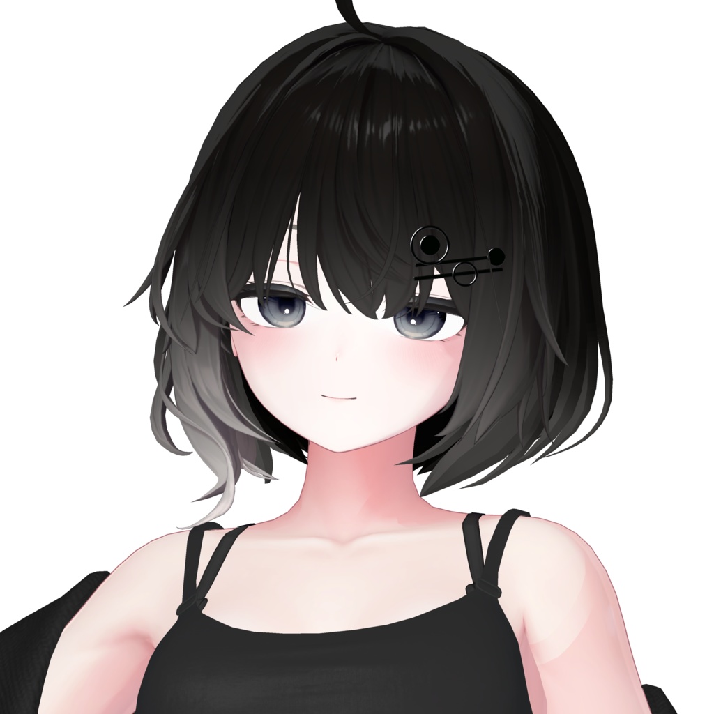 黒円のピン【VRChat対応】