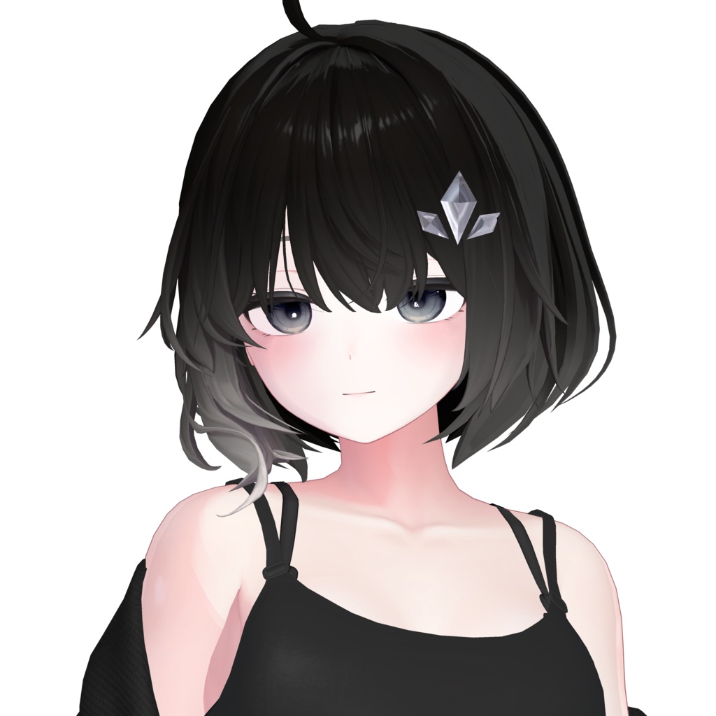水晶のピン【VRChat対応】