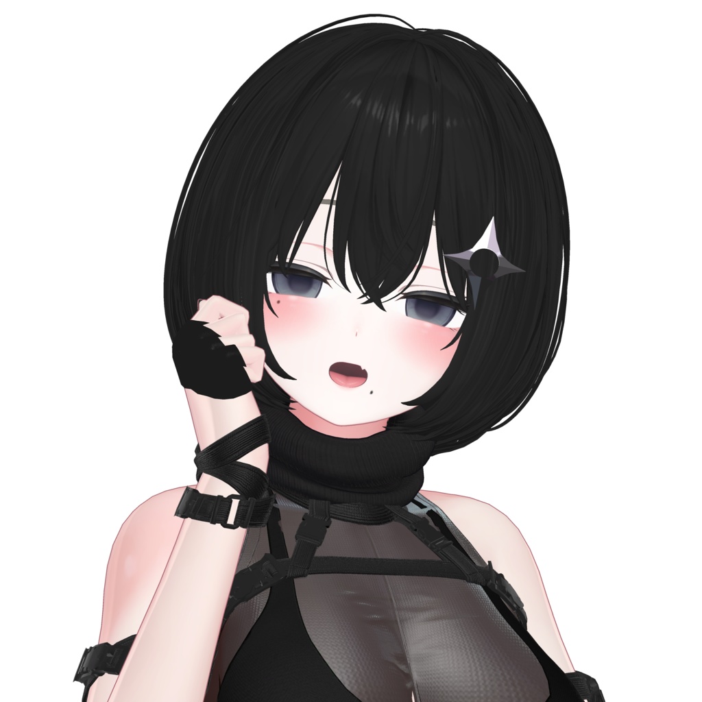 手裏剣のピン【VRChat対応】