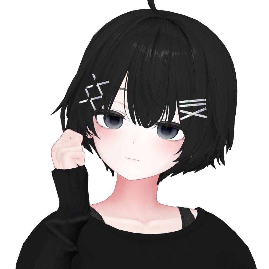 シンプルヘアピンセット２【VRChat対応】