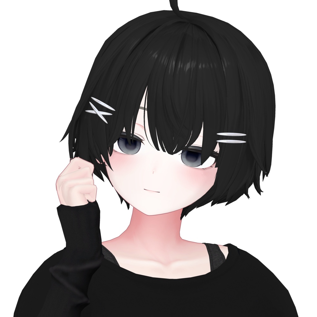 シンプルヘアピンセット３【VRChat対応】