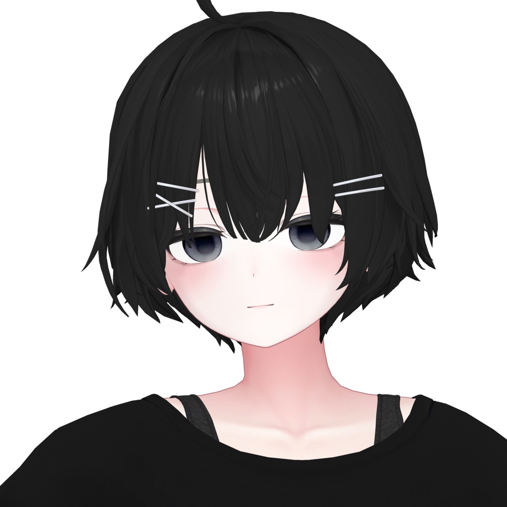 シンプルヘアピンセット４【VRChat対応】