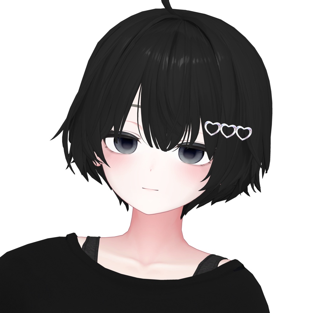 ハートのピン２【VRChat対応】