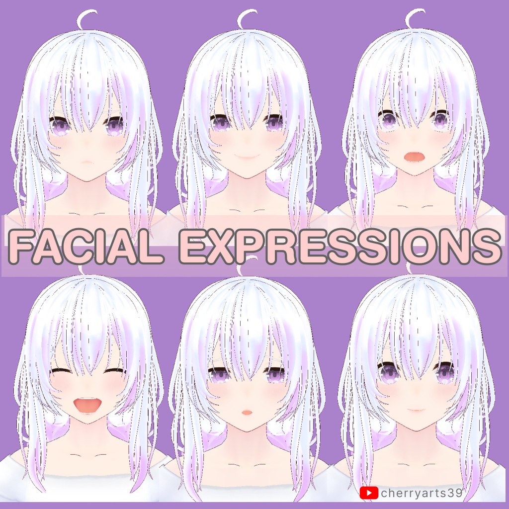 VROID MODEL HAIR & FACE