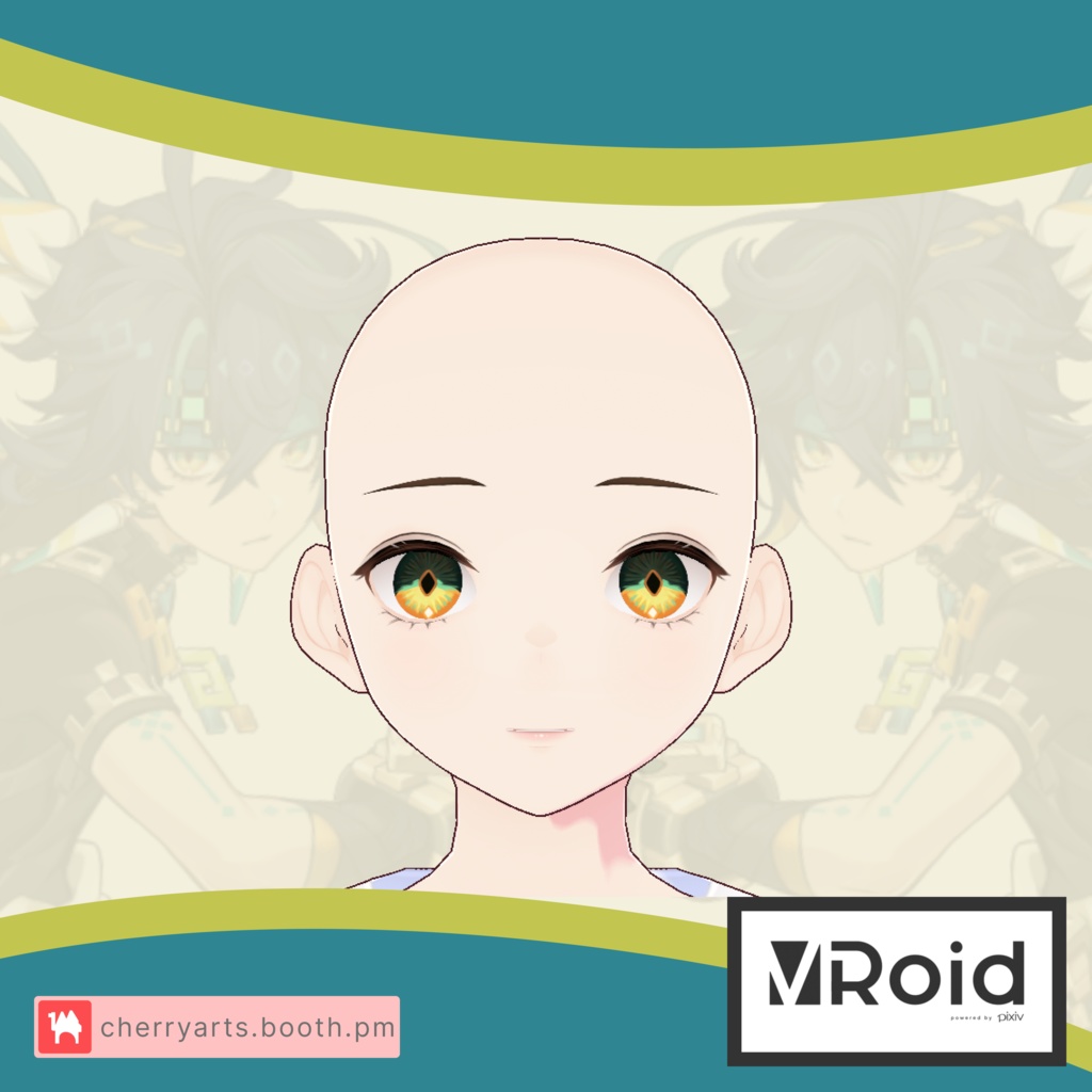 Kinich Iris Vroid Texture | Genshin Impact Vroid