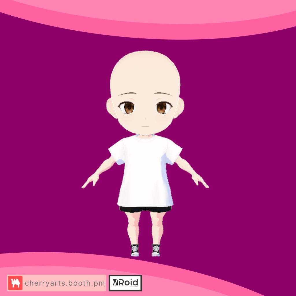 Cute Chibi Model | VROID Custom Body Type
