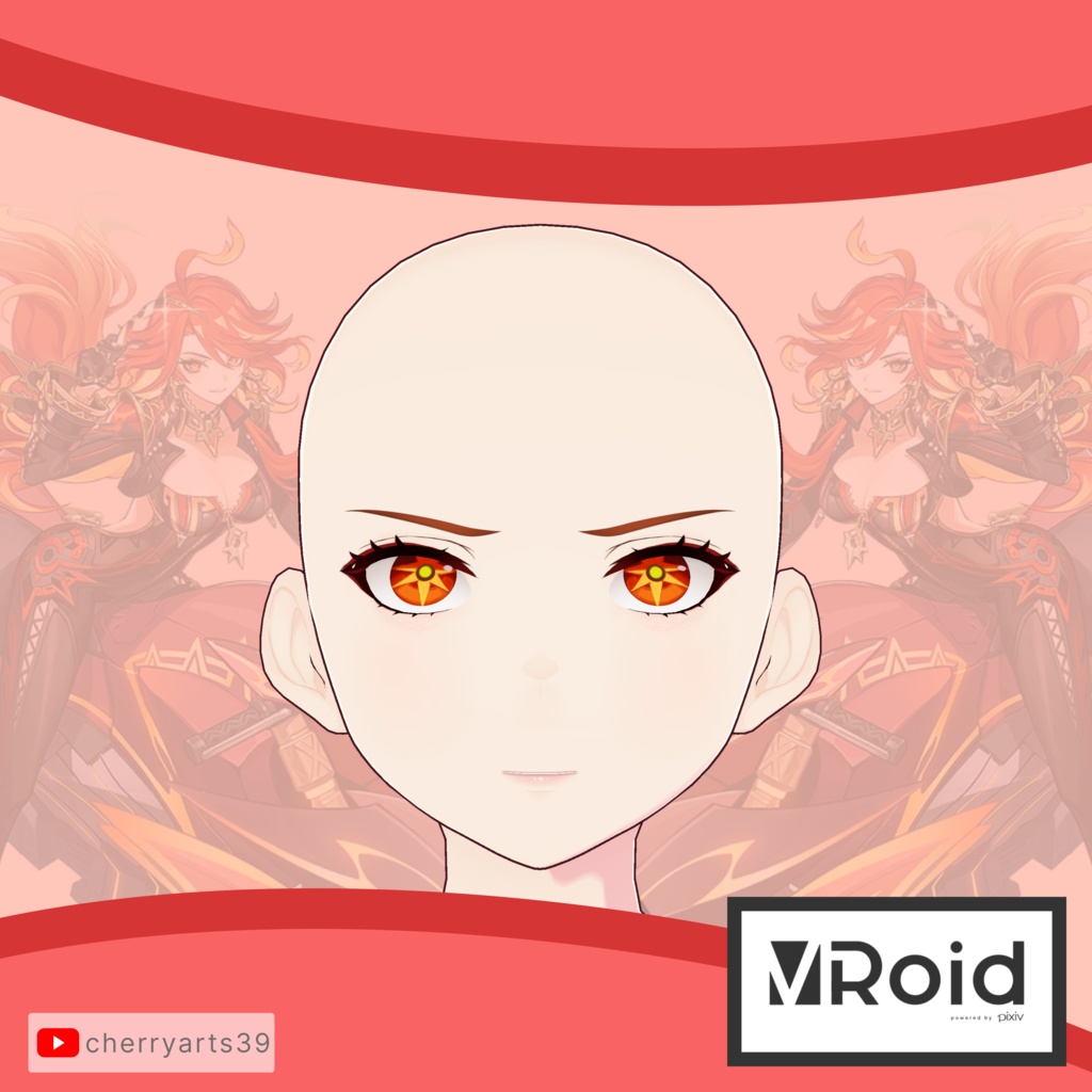 Mavuika Iris Vroid Texture | Genshin Impact Vroid