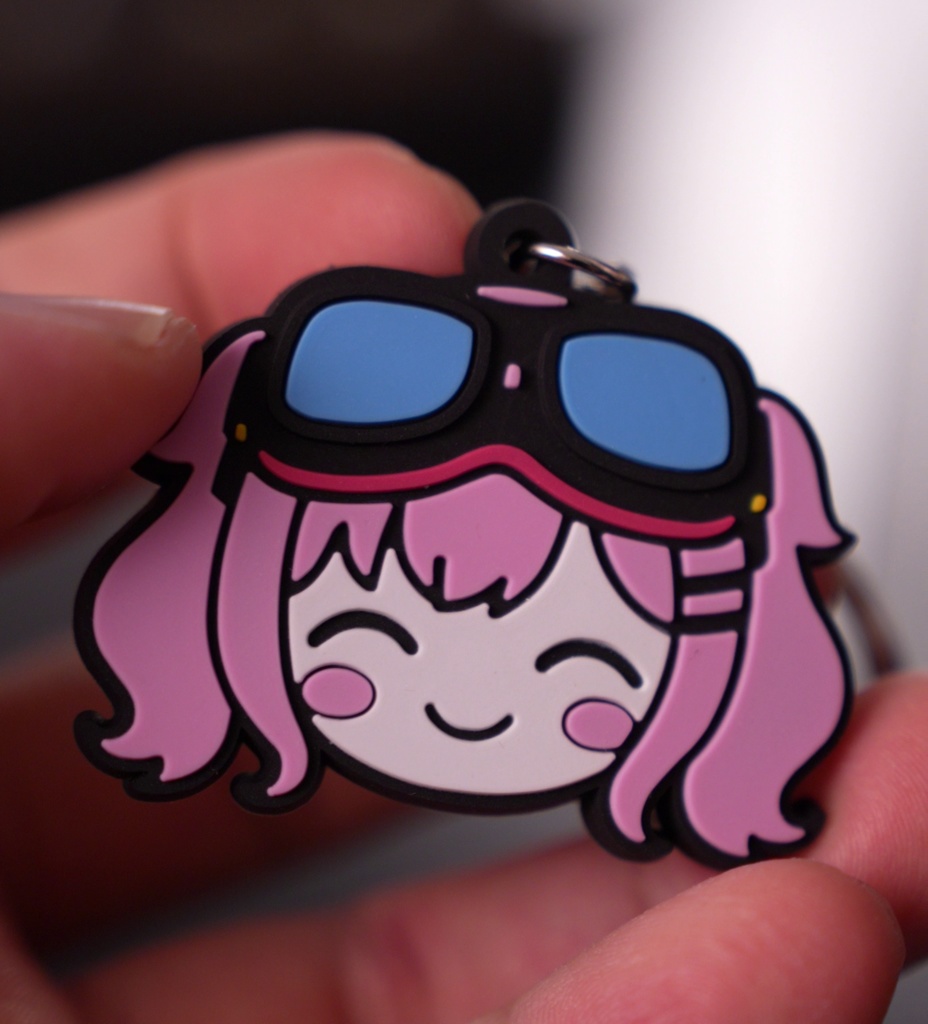 【C107】MiYAちゃん オリジナルラバーキーホルダー