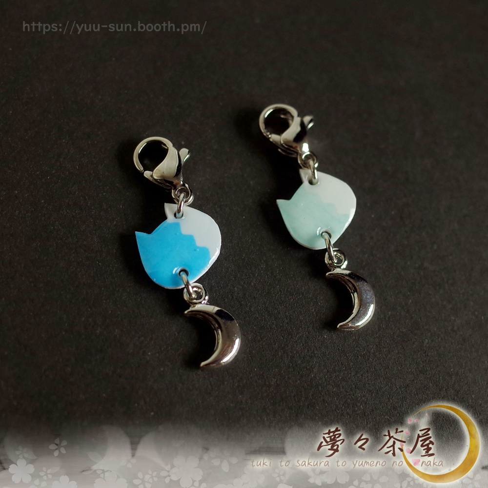 ▽新選組 だんだらネコチャーム・月