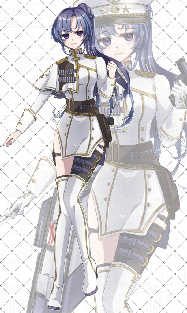 【立ち絵】ミリタリーっぽい子4【PSDファイル】