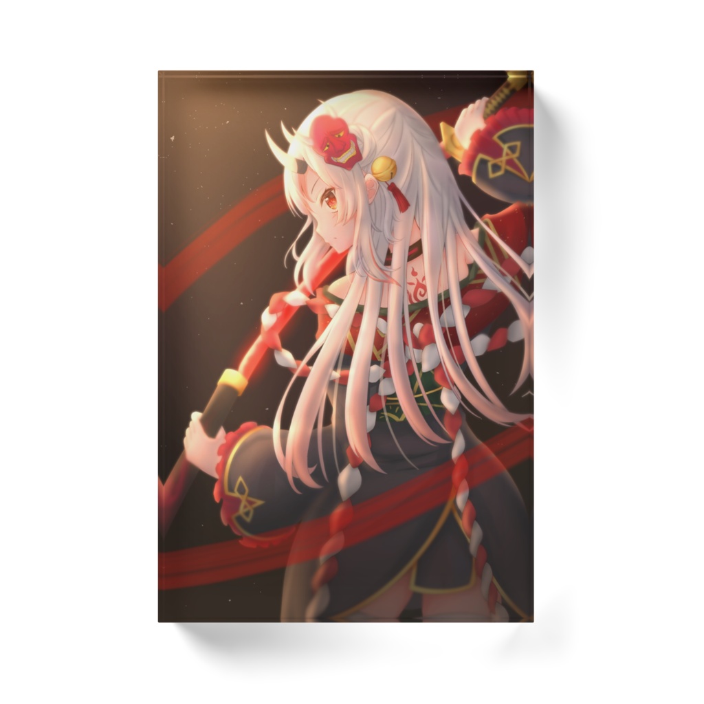 【非公式】百鬼あやめ 鬼神刀「阿修羅」アクリルブロック