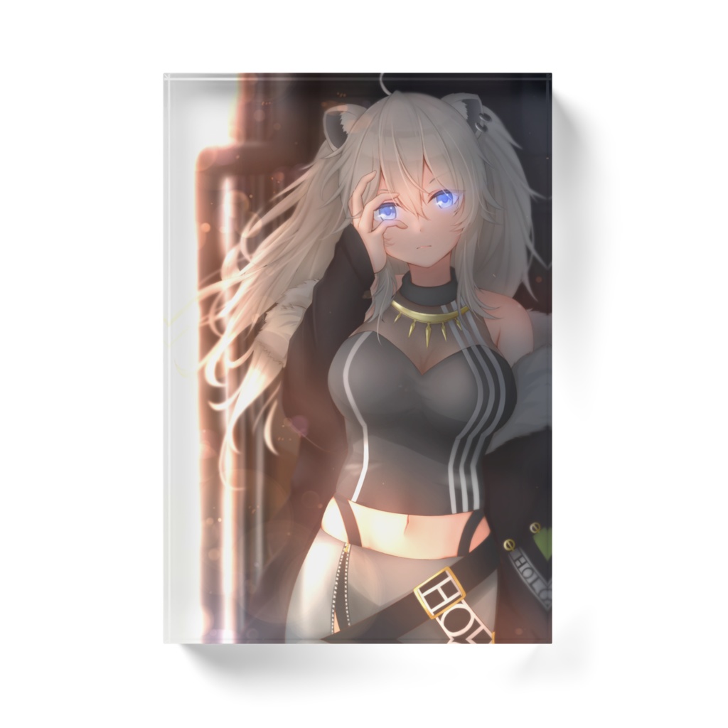 【非公式】獅白ぼたん アクリルブロック