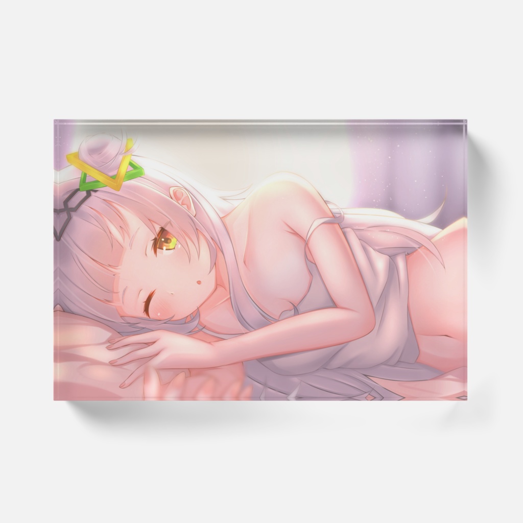 【非公式】紫咲シオン(寝室) アクリルブロック