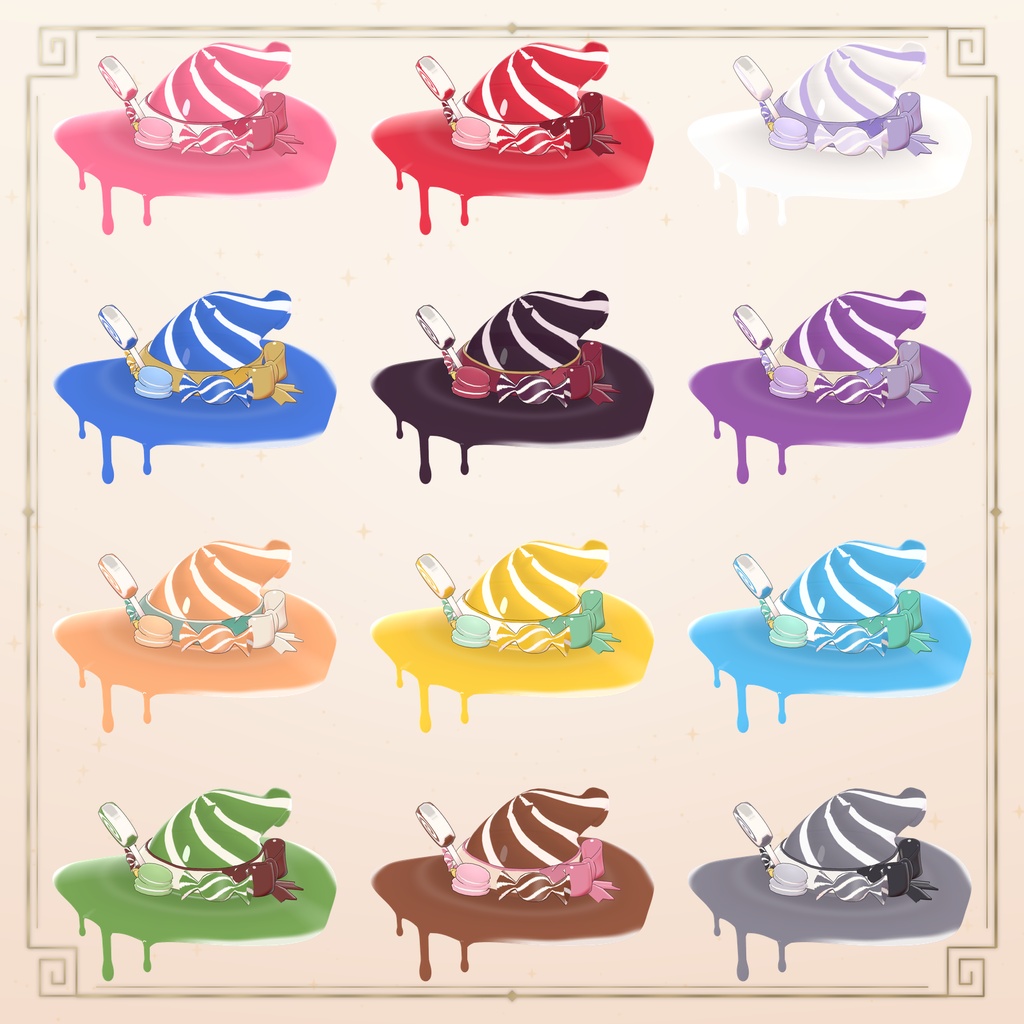 【10/13まで50%OFF】お菓子なウィッチ ♥ Sweets Witch【14アバター対応】