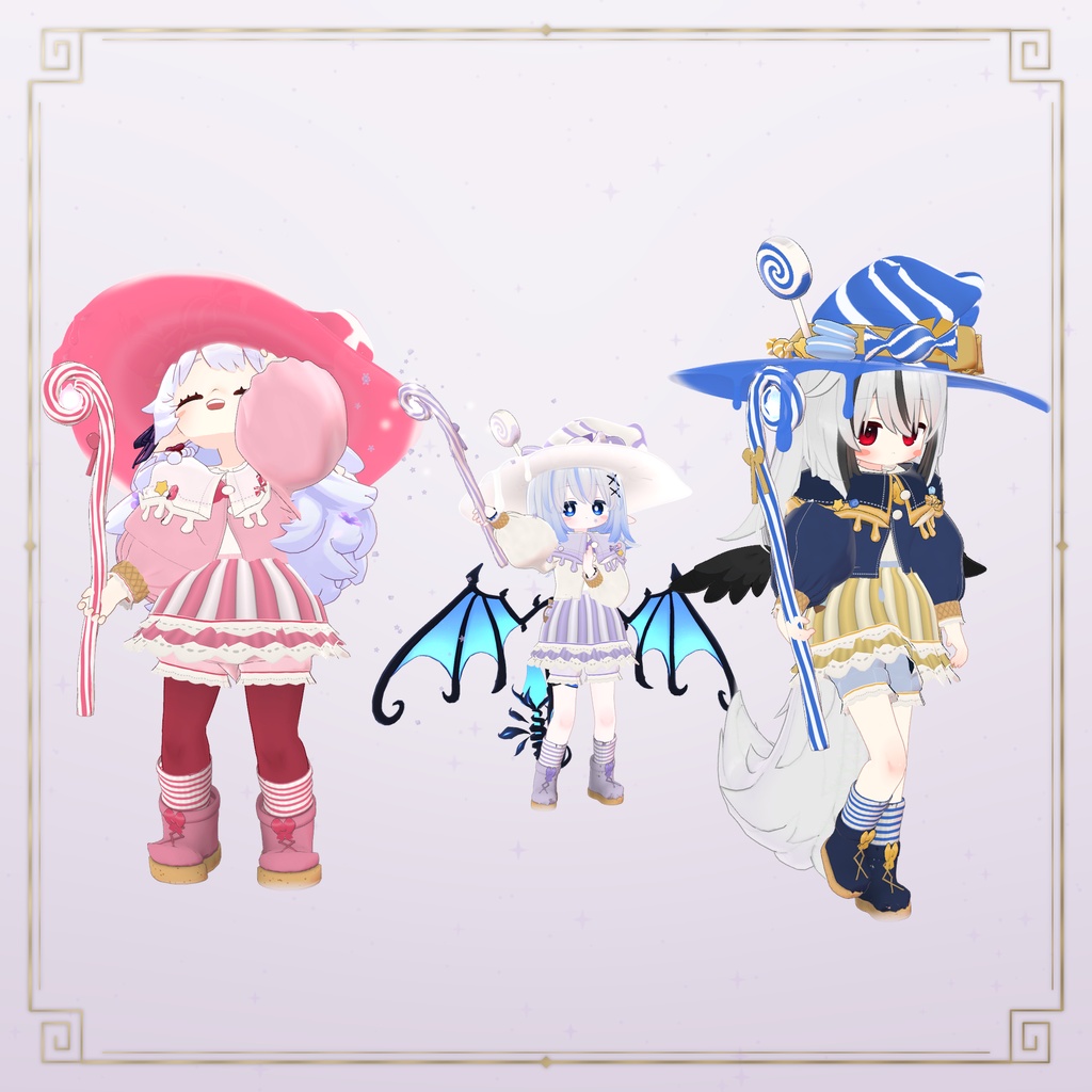 【10/13まで50%OFF】お菓子なウィッチ ♥ Sweets Witch【14アバター対応】