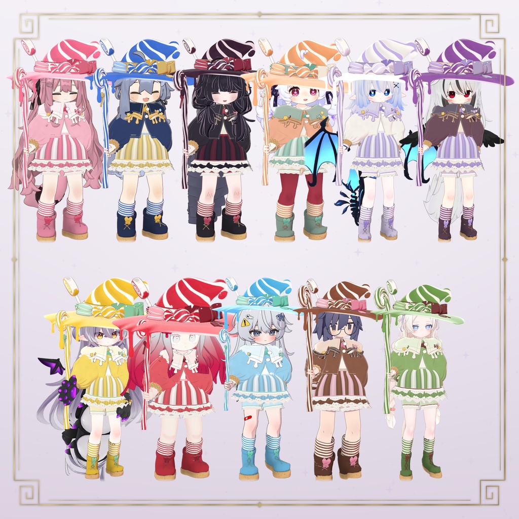 【10/13まで50%OFF】お菓子なウィッチ ♥ Sweets Witch【11アバター対応】【SALE】