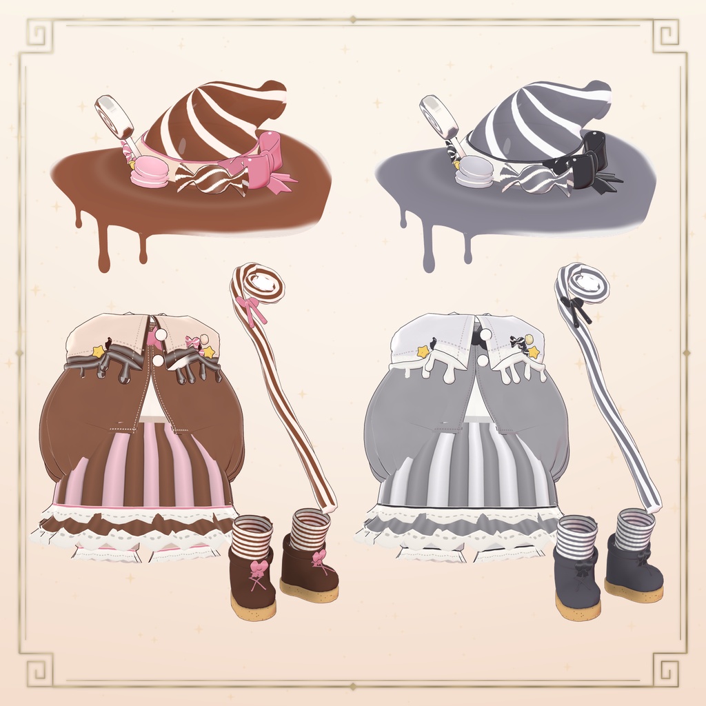【10/13まで50%OFF】お菓子なウィッチ ♥ Sweets Witch【11アバター対応】【SALE】