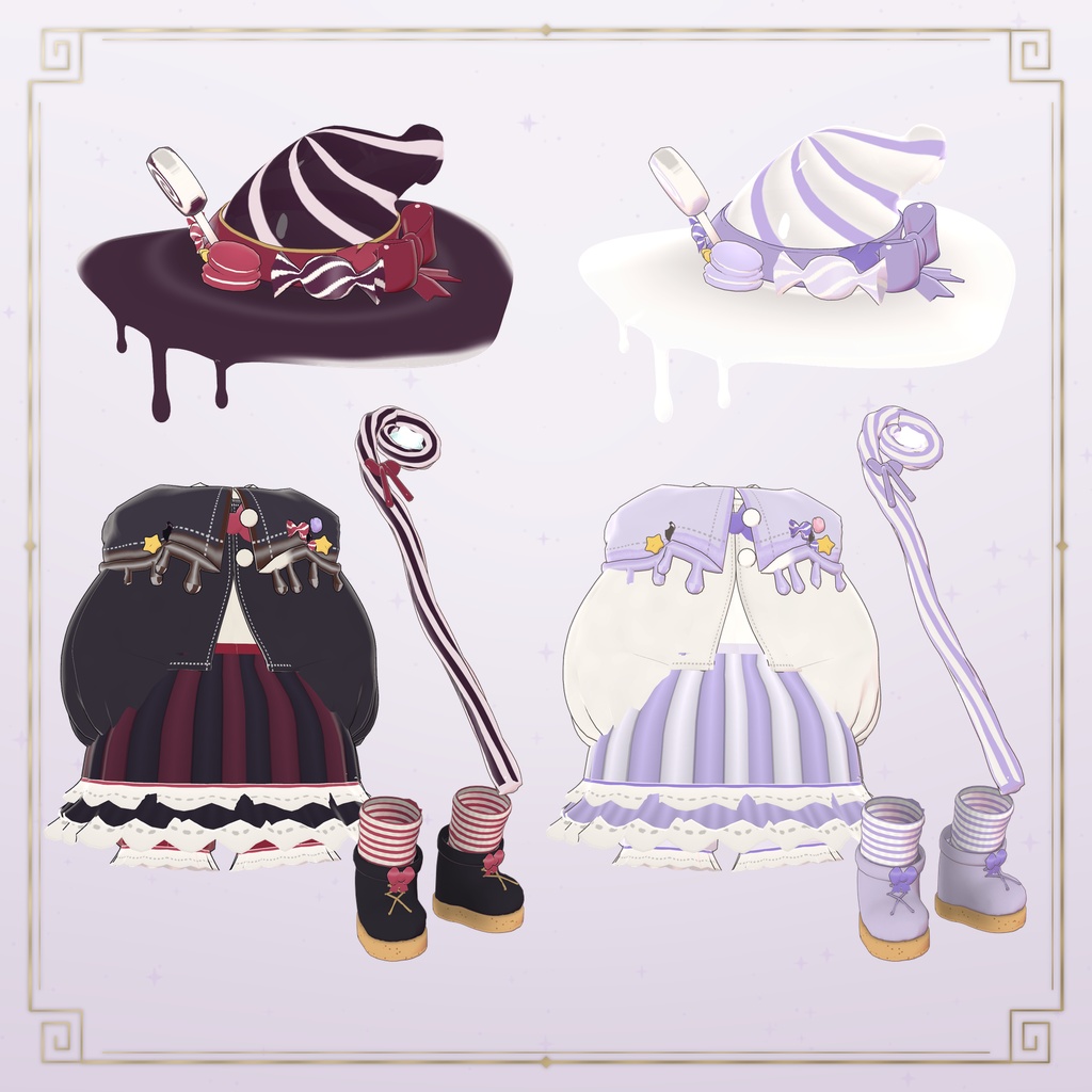 【10/13まで50%OFF】お菓子なウィッチ ♥ Sweets Witch【11アバター対応】【SALE】