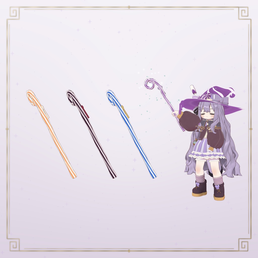 【10/13まで50%OFF】お菓子なウィッチ ♥ Sweets Witch【14アバター対応】
