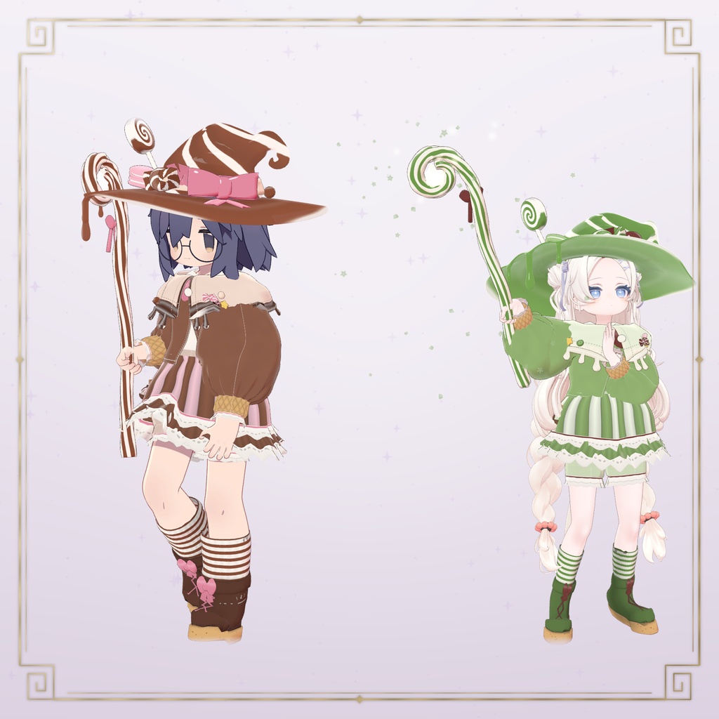 【10/13まで50%OFF】お菓子なウィッチ ♥ Sweets Witch【14アバター対応】