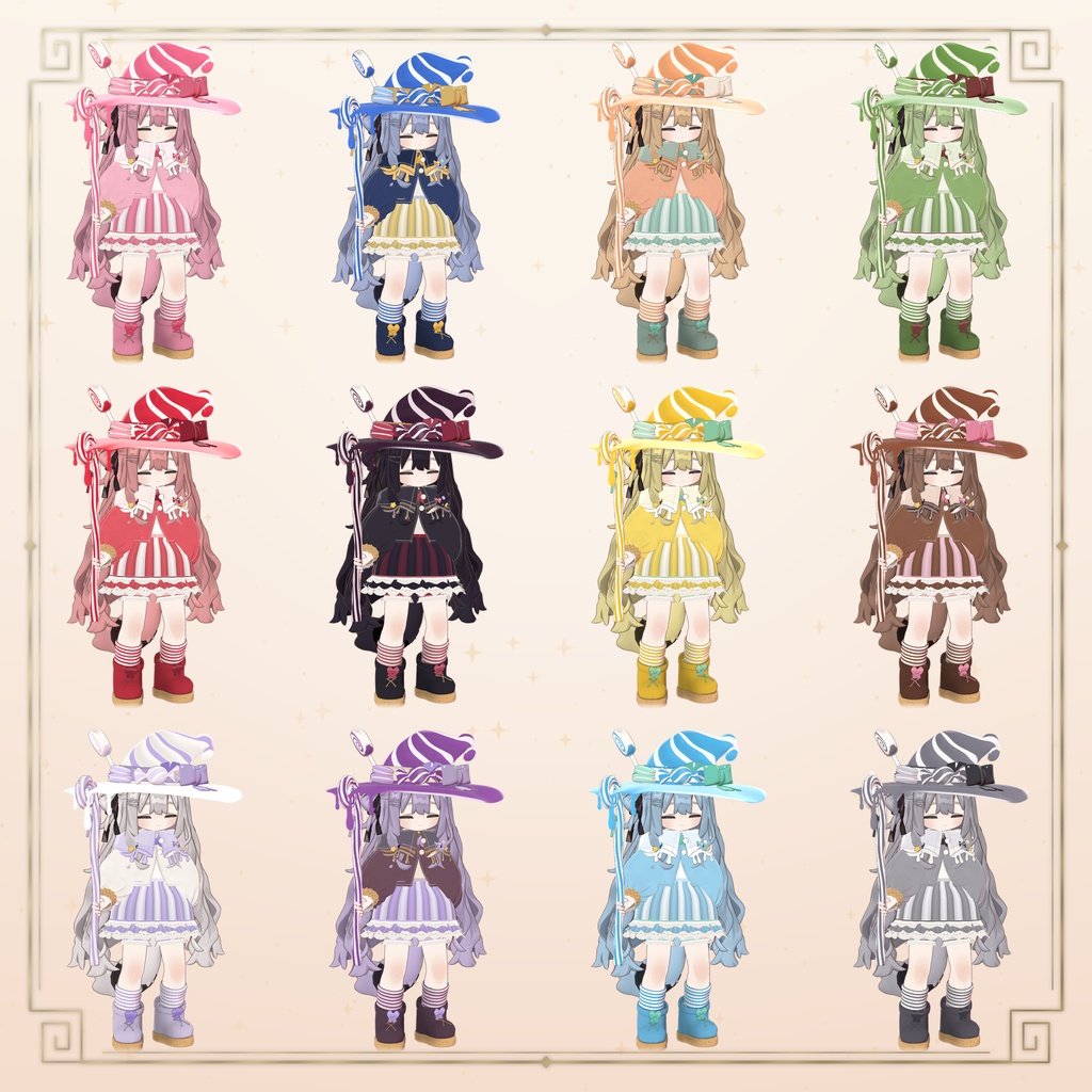 【10/13まで50%OFF】お菓子なウィッチ ♥ Sweets Witch【11アバター対応】【SALE】