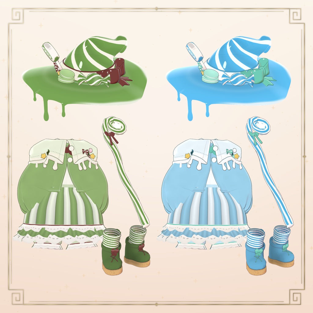【10/13まで50%OFF】お菓子なウィッチ ♥ Sweets Witch【11アバター対応】【SALE】