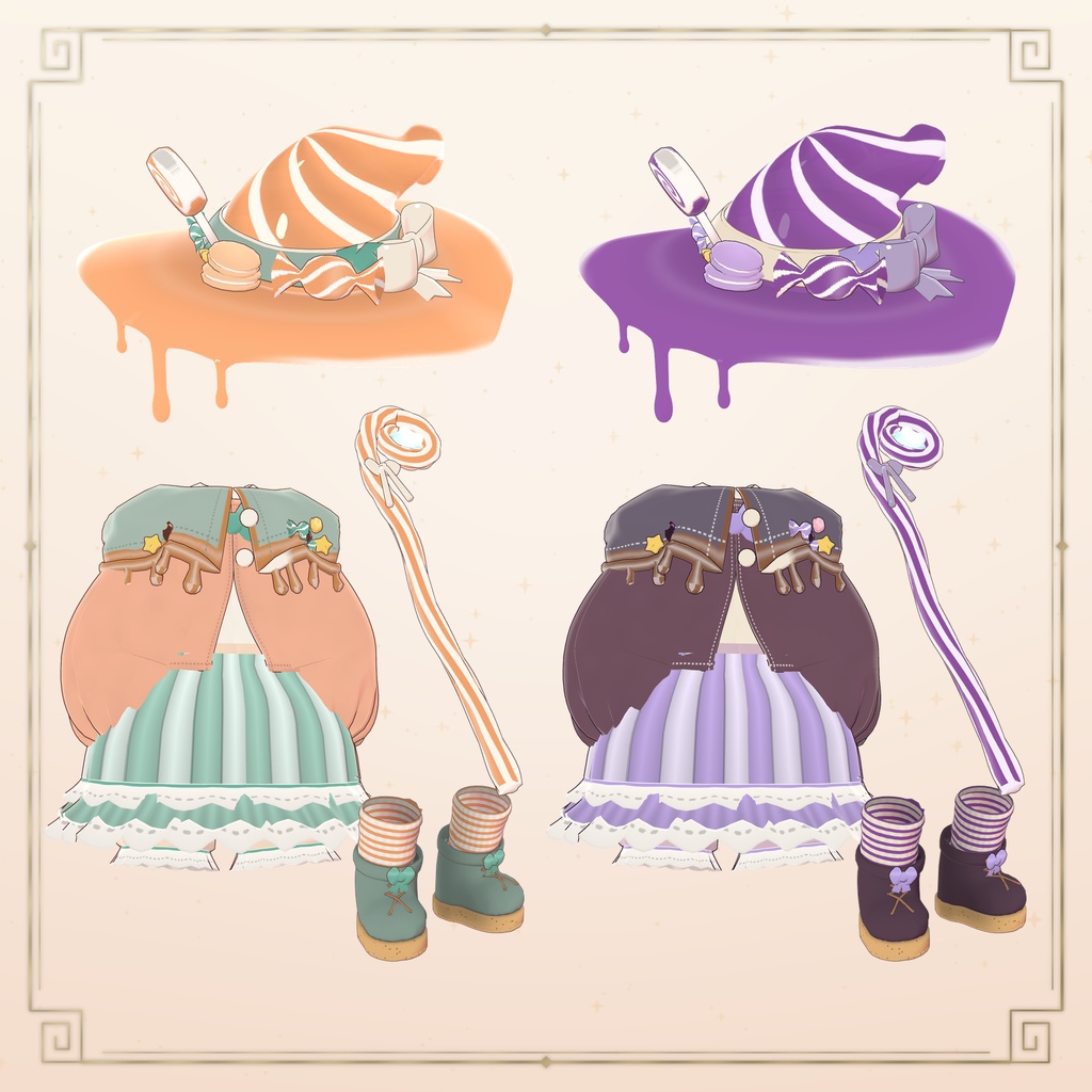 【10/13まで50%OFF】お菓子なウィッチ ♥ Sweets Witch【11アバター対応】【SALE】