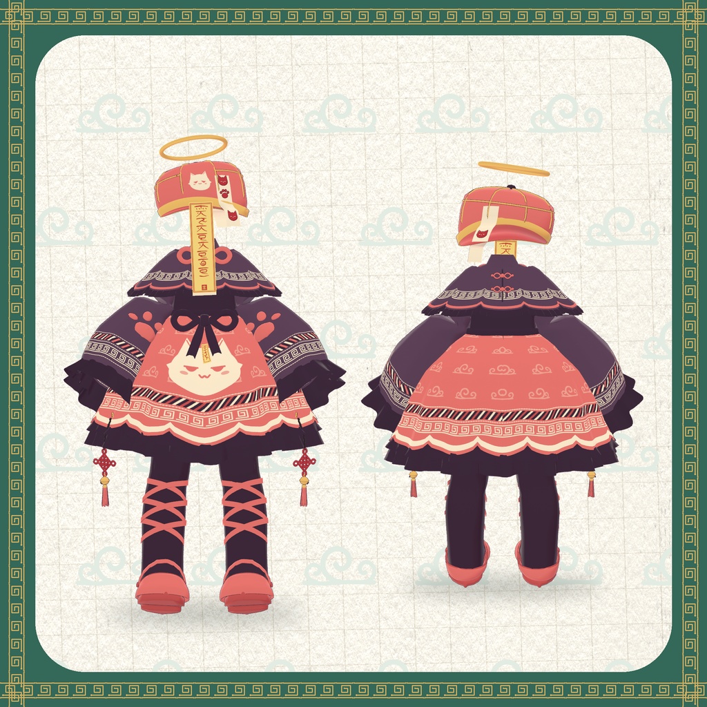 【10/17まで30%OFF】にゃんこキョンシー ✦ Nyanko Jiangshi【11アバター対応】【SALE】