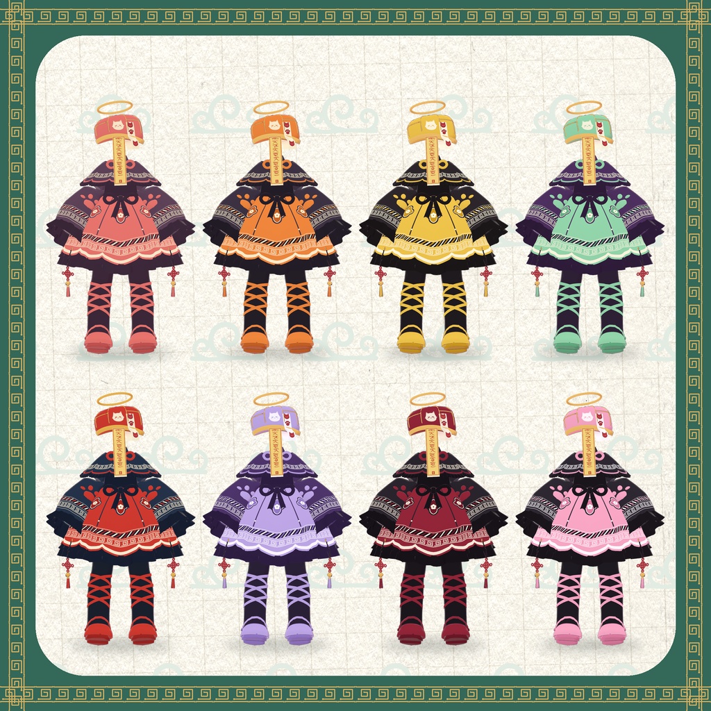 【10/17まで30%OFF】にゃんこキョンシー ✦ Nyanko Jiangshi【11アバター対応】【SALE】