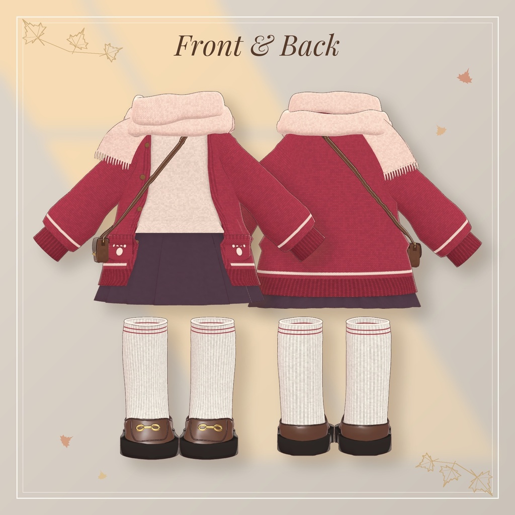 【25%OFF】ココアデイズ ✦ Cocoa Days ニットカーディガンセット【11アバター対応】