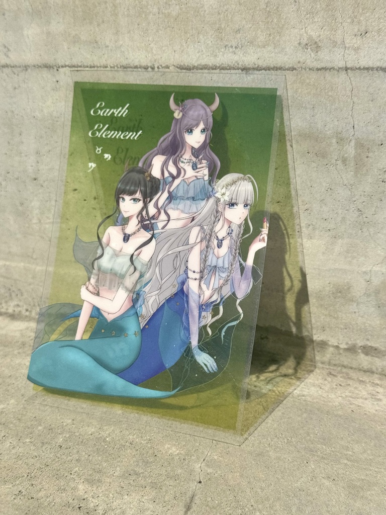 星座element クリアポストカード