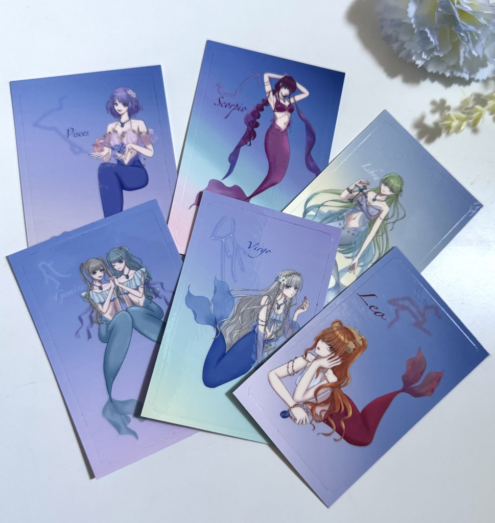 星座マーメイド ステッカー
