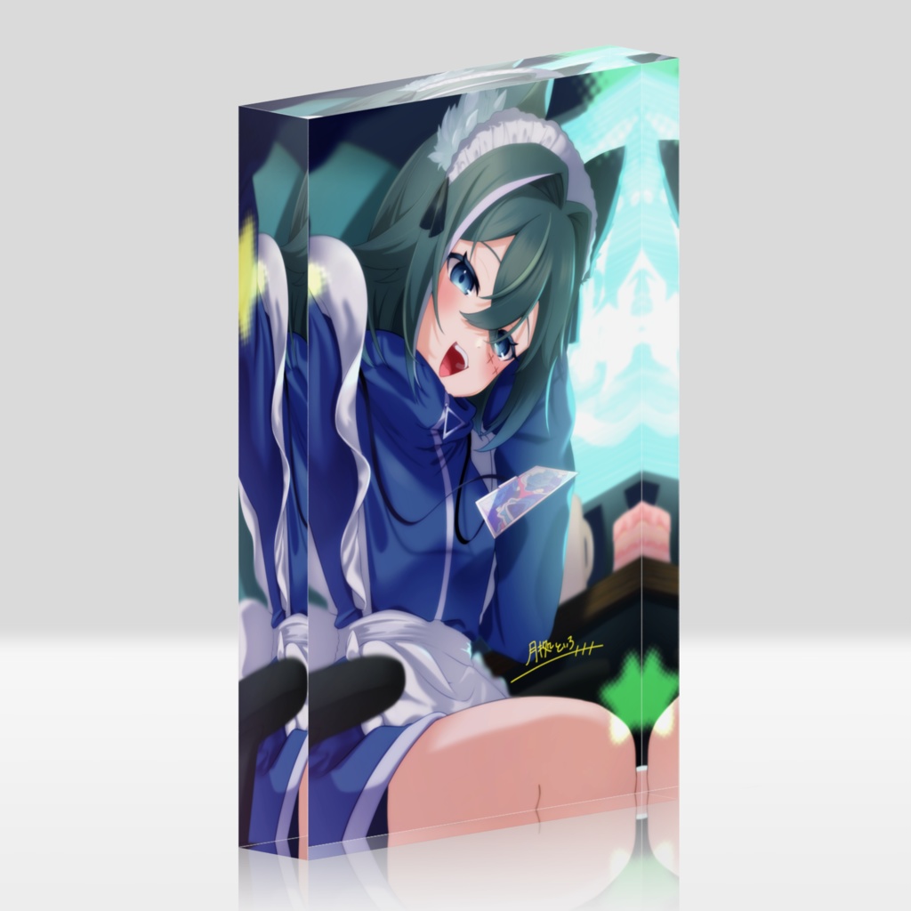 【Vtuber月拠といろ】6周年記念アクリルブロック