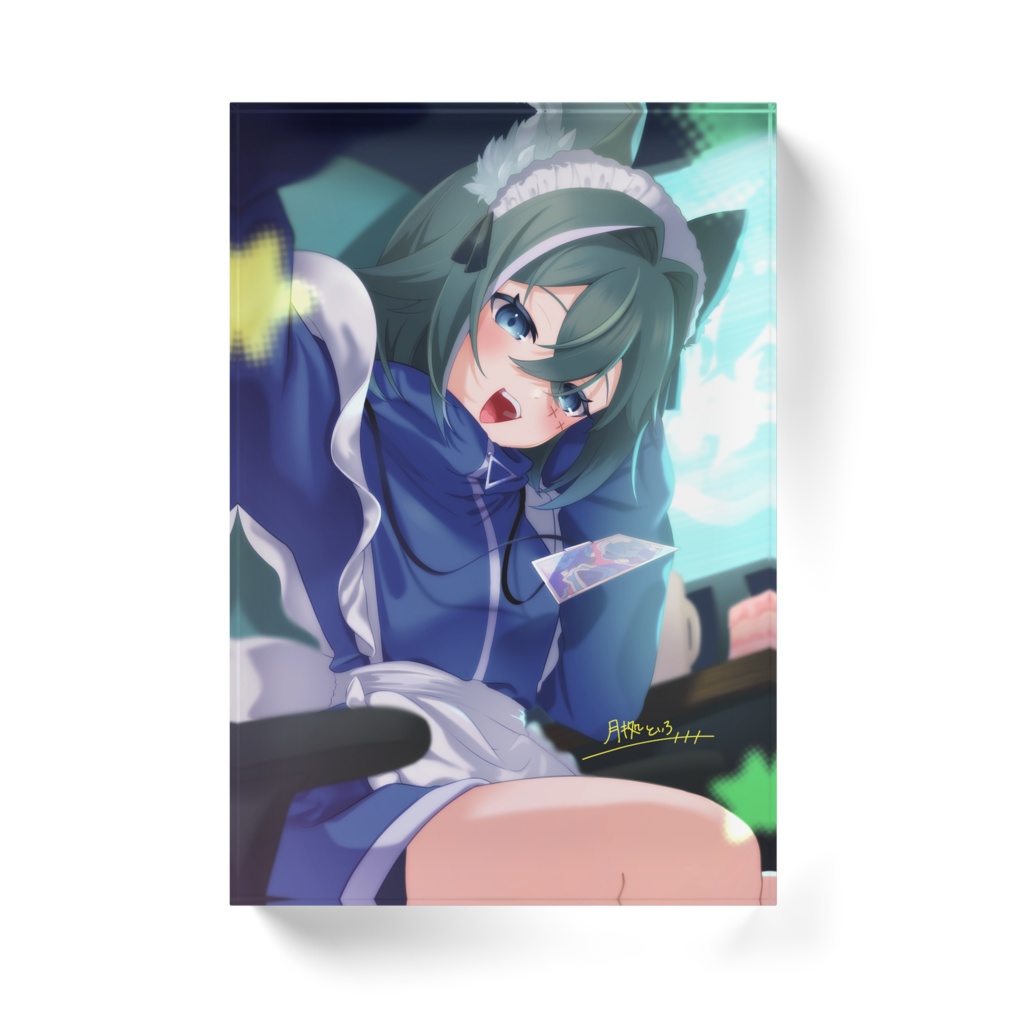 【Vtuber月拠といろ】6周年記念アクリルブロック