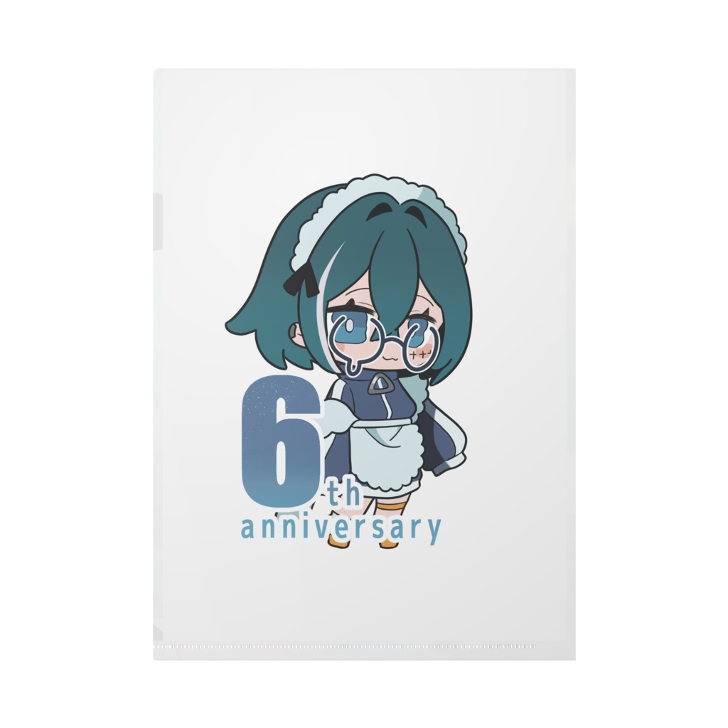 【Vtuber月拠といろ】6周年記念クリアファイル