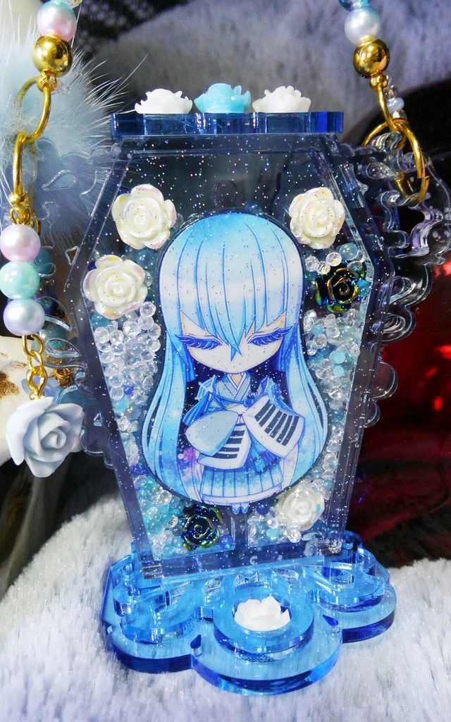 ゆめかわ💛棺桶アクリルキーホルダー