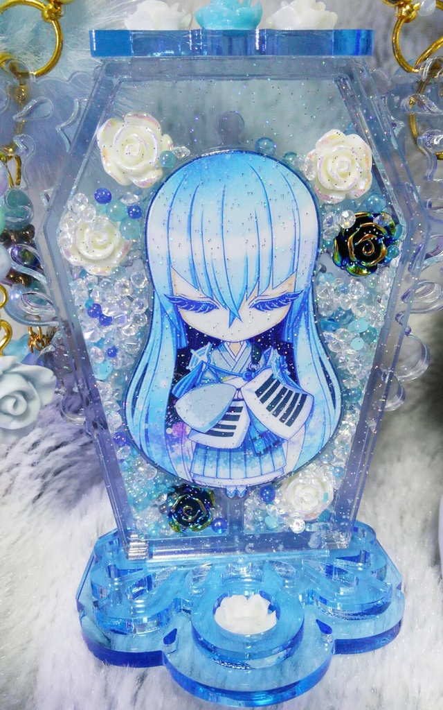 ゆめかわ💛棺桶アクリルキーホルダー