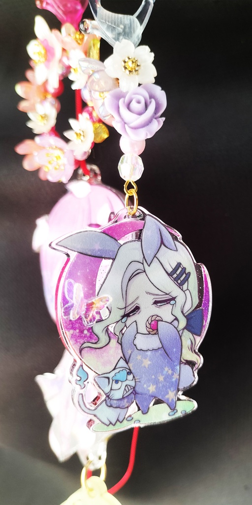 ゆりうさ＆るニャてぃっくアクキー