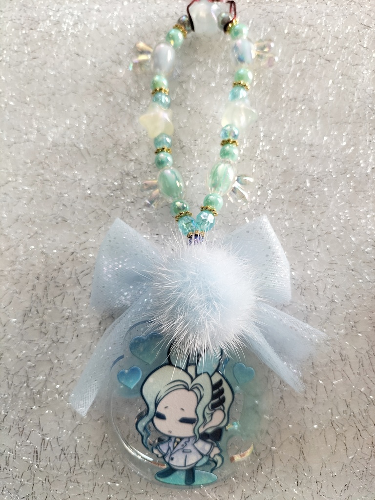 ユーリのうさみみ&みみそぎアクキー