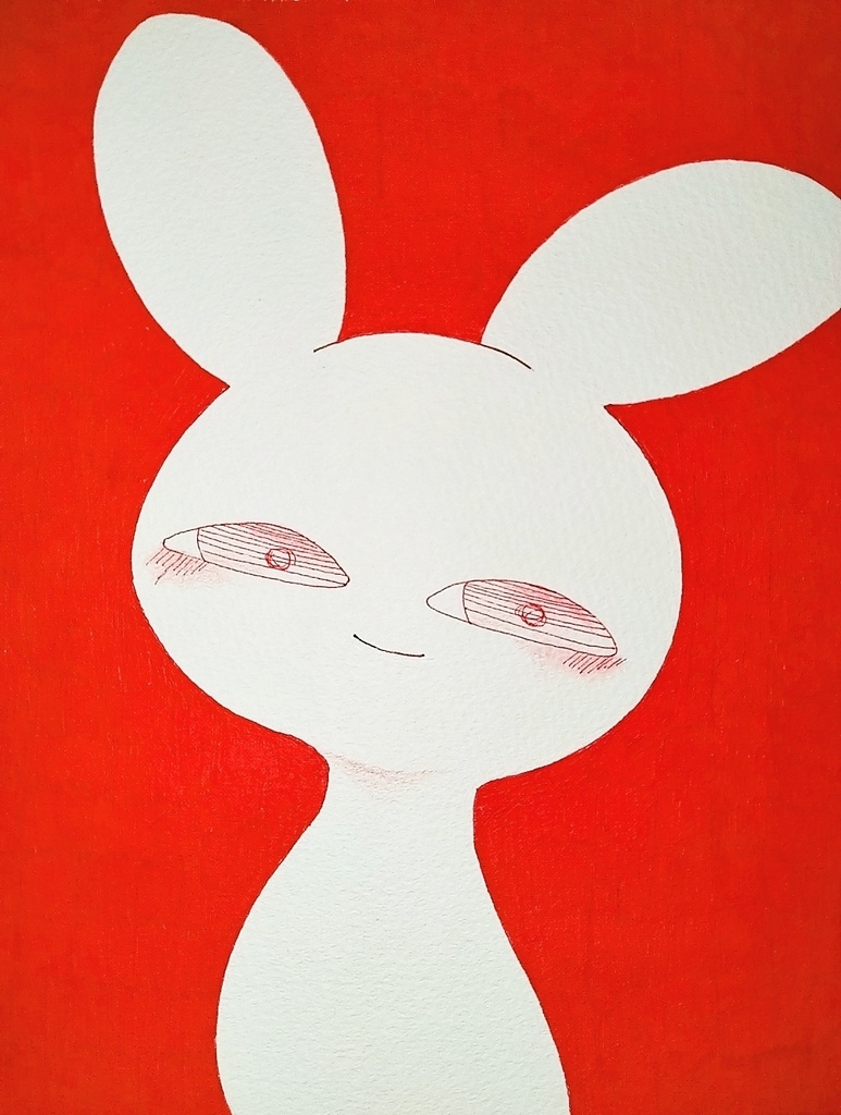 血のあたたかさ  ギタイちゃん イラスト作品