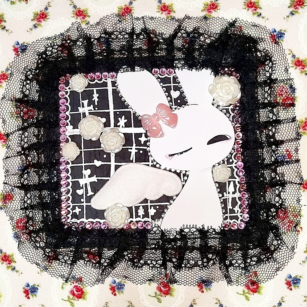 てんし⋆⸜♱⸝‍⋆🖤🩷️ギタイちゃんデコ色紙