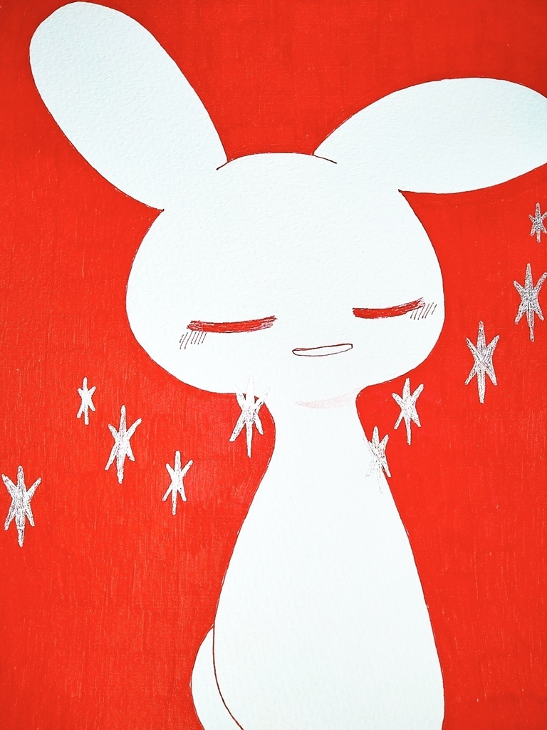 きらめきを纏う ギタイちゃんイラスト作品