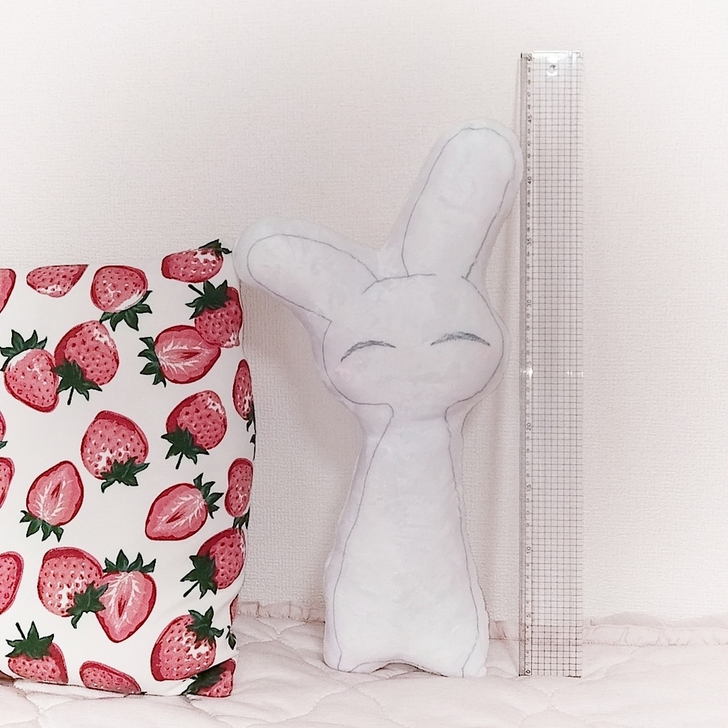 ふわふわにこにこ ギタイちゃんくっしょん!🤍